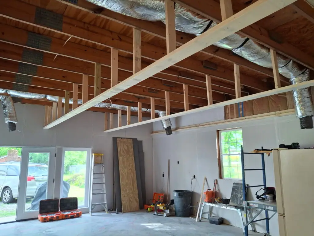 Barreled Ceiling Installation in Greenville — greenville county