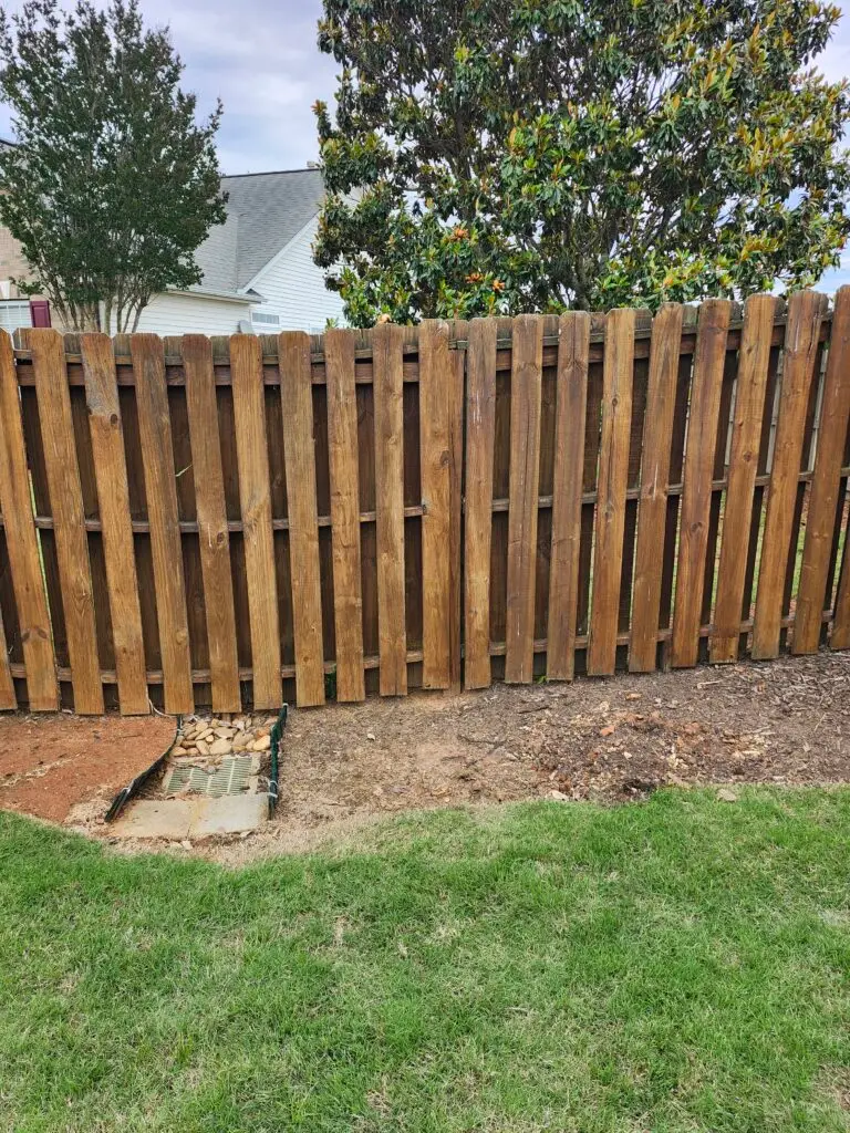 Fence Repair and Staining in Greenville — fence repair