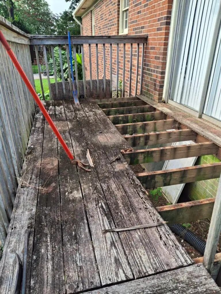 Deck Board Replacement in Greenville — deck repair