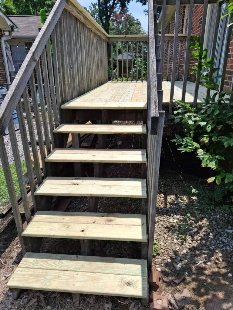 Deck Board Replacement in Greenville — deck safety improvement