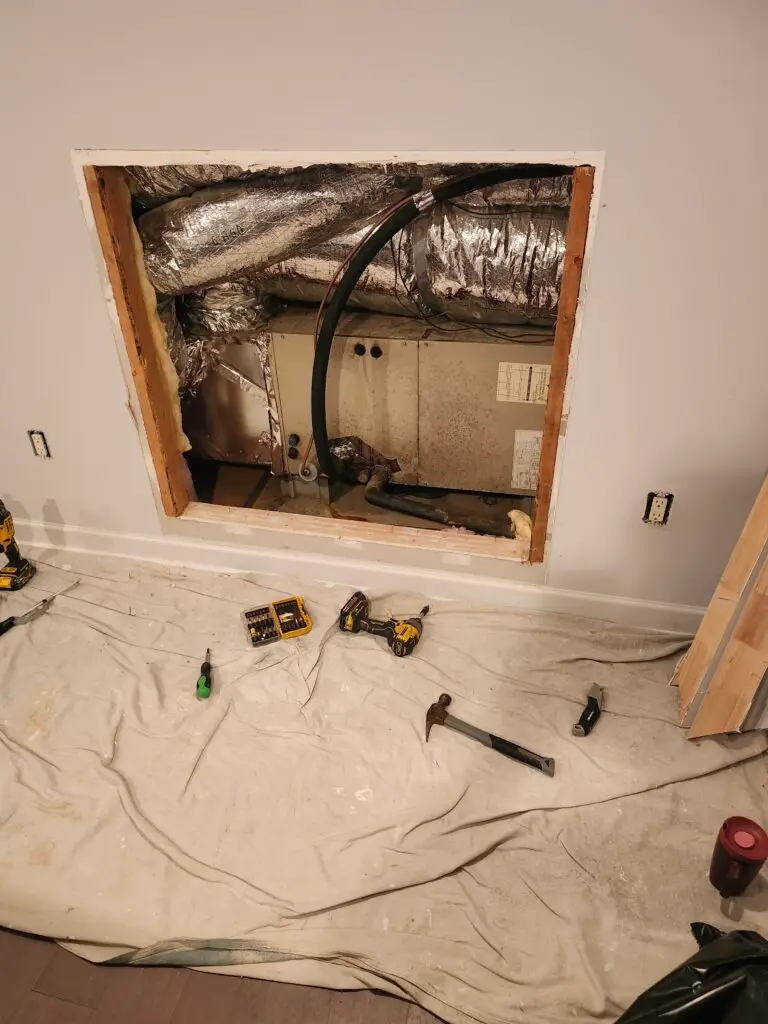 Door Widening for HVAC Access in Greenville — greenville county