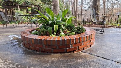 Brick Planter-landscaping-outdoorlivingspaces-goodButSmall